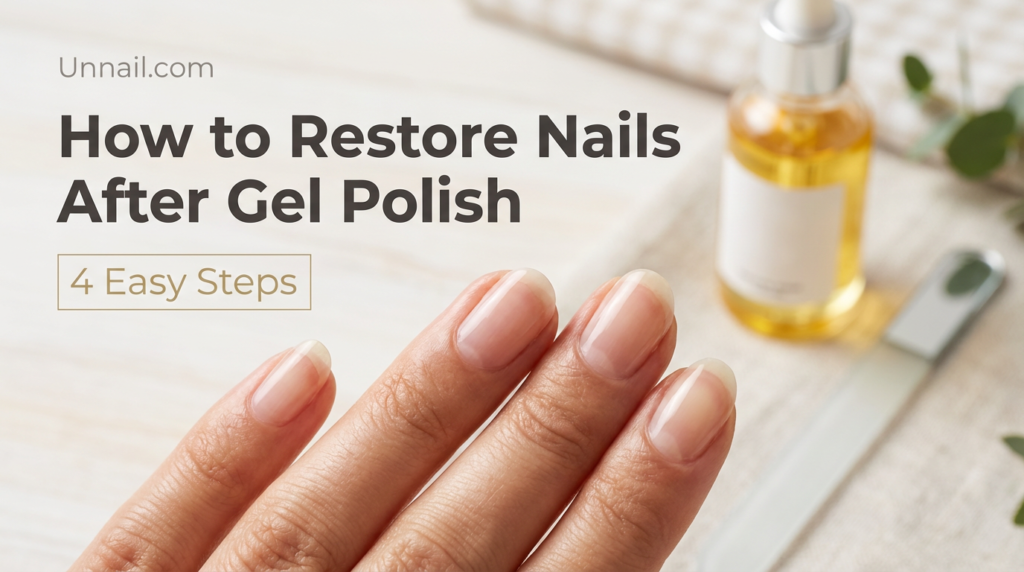 How to Restore Nails After Gel Polish: 4 Easy Steps