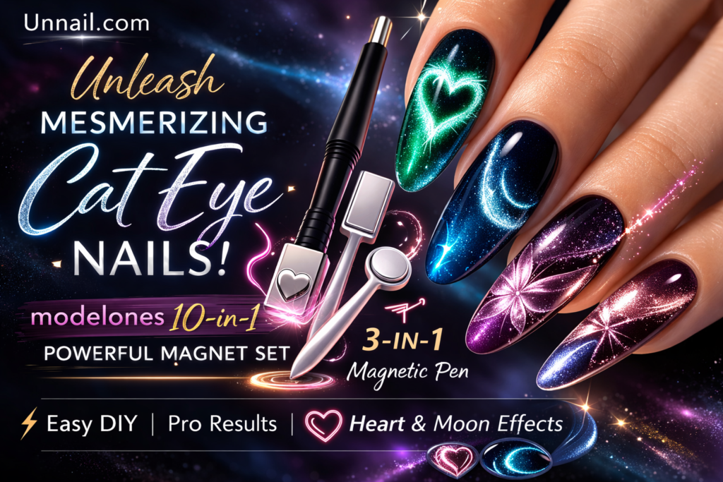 Modelones Cat Eye Magnet Set: DIY Dazzling Nails